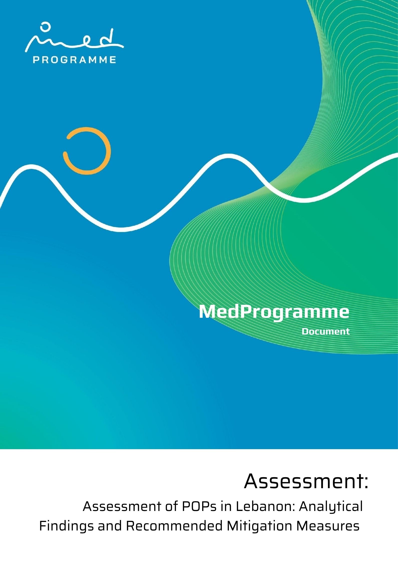 Assessment of POPs in Lebanon: Analytical Findings and Recommended Mitigation Measures