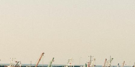 Colorful Fishing Boats in Hatay Harbor, Arsuz, Türkiye  